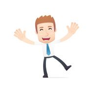 office worker in various poses N2