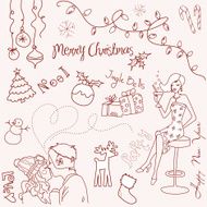 Christmas and New Year doodles