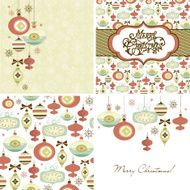 Retro Christmas Ornaments N14