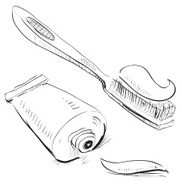 Toothbrush And Toothpaste N5