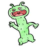 cartoon weird monster N16