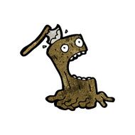 Cartoon Tree Stump N21
