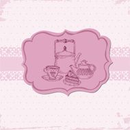Doodled Desserts &amp; Tea Card