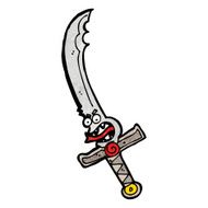 Cartoon Sword N135