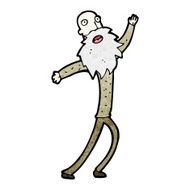 cartoon old man dancing N7