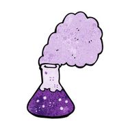 cartoon bubbling chemicals N38