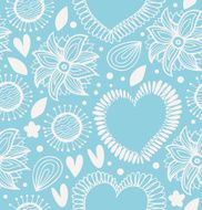 Winter decorative seamless pattern