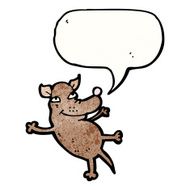 cartoon little dog N179