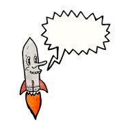 Cartoon Rocket N78