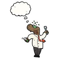 cartoon man gargling mouthwash N13
