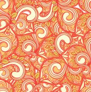 orange natural abstract pattern