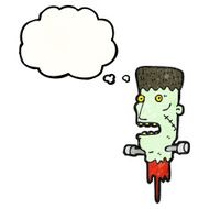frankenstein monster head cartoon N2