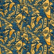 Seamless pattern with mushrooms N13