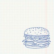 Hamburger Sketch