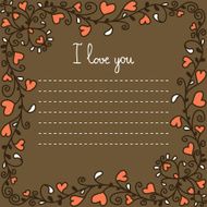 Floral decorative frame N2