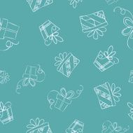birthday hand drawn icons seamless N7