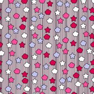Seamless pattern with cute doodles N2