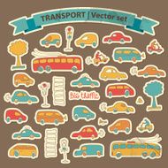 Transportation Doodle Background