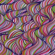 Seamless abstract wave hand-drawn pattern N8