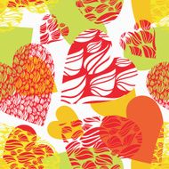 Holidays pattern with love heart