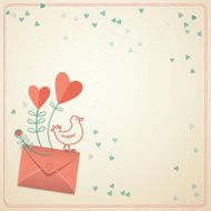 Valentine&#039;s day gift card Vector illustration N9