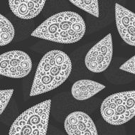 Vector flourish seamless pattern N2