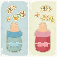 Set of Birthday Card for Boy and Girl N2