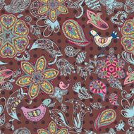 background seamless texture with flowers N2