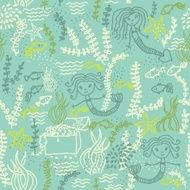 seamless doodle pattern N10
