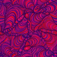 colorful seamless abstract hand-drawn pattern waves background N51