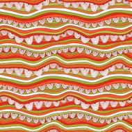 Seamless wave hand-drawn pattern N73