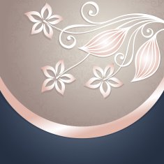Vector Colored Floral Background Hand Drawn Texture N82