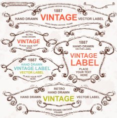 Vintage Vector Frames