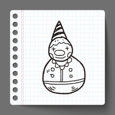 clown toy doodle N7