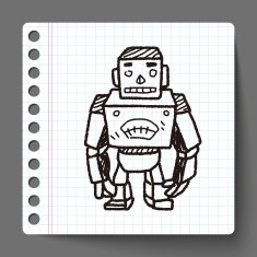 robot doodle N757