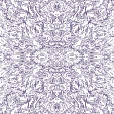 Abstract hand-drawn pattern with waves