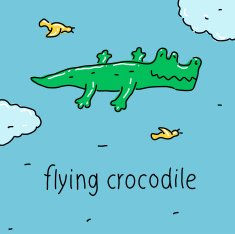 Flying crocodile N2