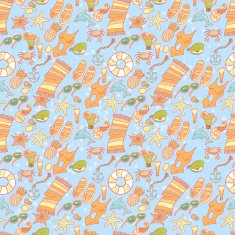 Summer beach pattern