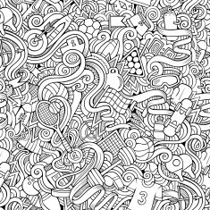 Seamless abstract pattern sports and fitness N3