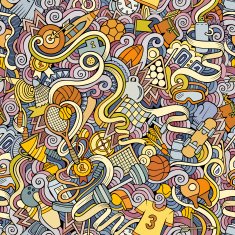 Seamless abstract pattern sports and fitness N4