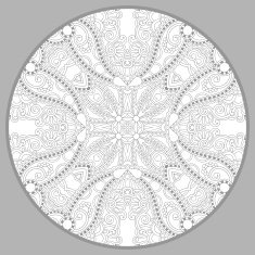 coloring book page for adults - zendala joy to older N30