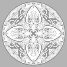 coloring book page for adults - zendala joy to older N31
