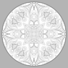 coloring book page for adults - zendala joy to older N33