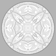 coloring book page for adults - zendala joy to older N38