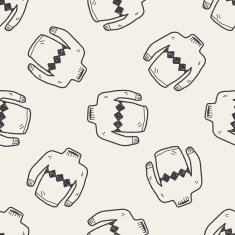 sweater doodle seamless pattern background N8