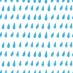 Vector hand drawn raindrops pattern N3