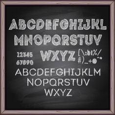 Lettering blackboard N5