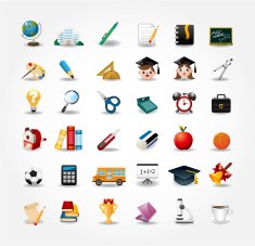 Back to school icons N15
