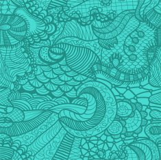 Hand drawn grass seamless pattern