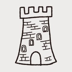 castle doodle N51